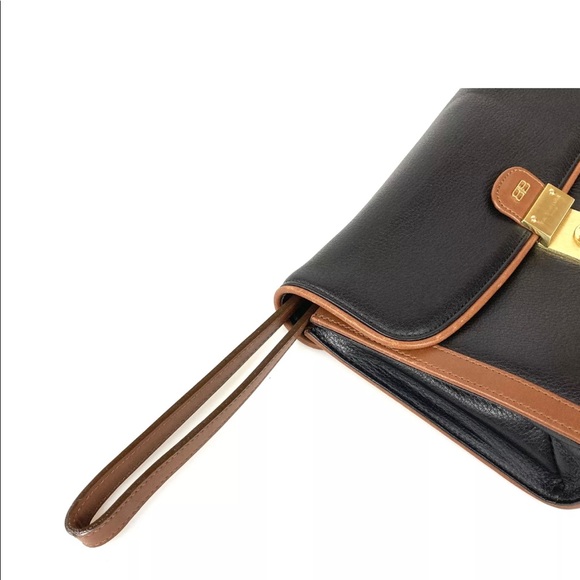 BALENCIAGA BAG CLUTCH LEATHER BALENCIAGA Paris Authentic Pre-Owned - Picture 4 of 11